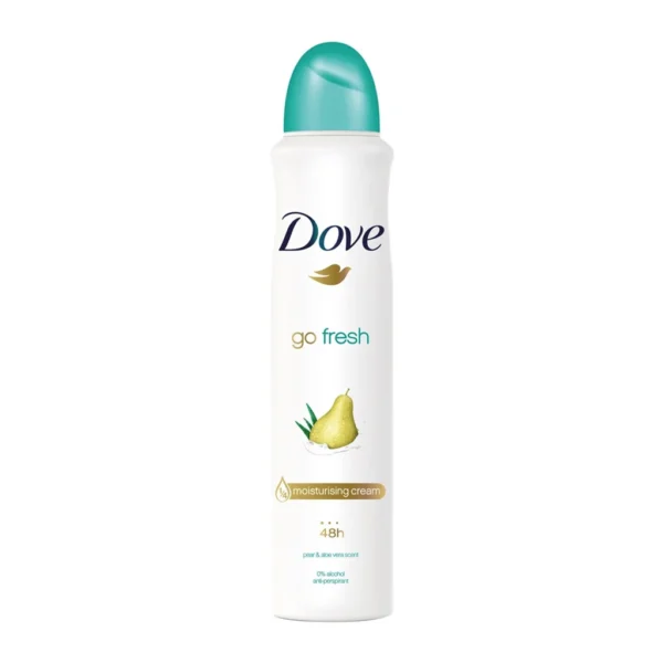 اسپری ضد تعریق داو گلابی و آلوئه ورا Dove Go Fresh Pear & Aloe Vera