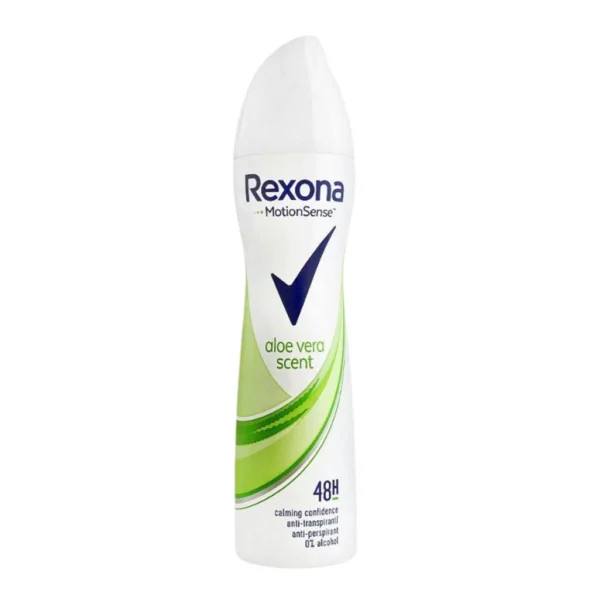 اسپری ضد تعریق زنانه رکسونا مدل Aloe Vera Scent با ماندگاری ۴۸ ساعته بدون الکل