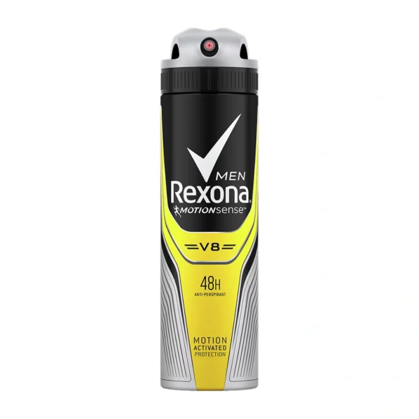 اسپری ضد تعریق رکسونا مردانه مدل وی 8 Rexona Men MotionSense V8 Anti-Perspirant 48H