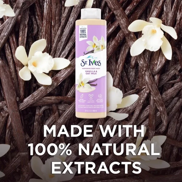 شامپو بدن سنت ایوز وانیل و شیر جو St.Ives Pampering Vanilla