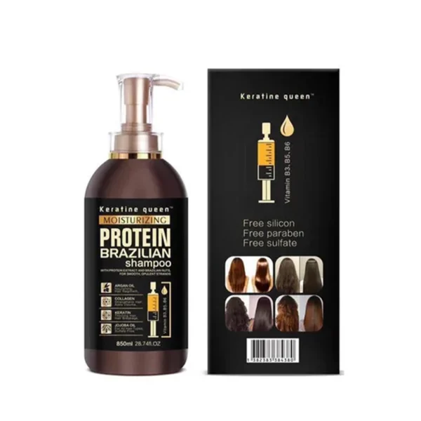 شامپو کراتین کویین پروتئین برزیلی Keratine Queen Brazilian Protein Shampoo