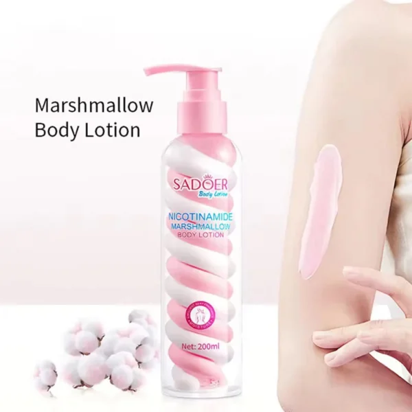 لوسیون بدن مارشمالو سادور Marshmallow Body Lotion