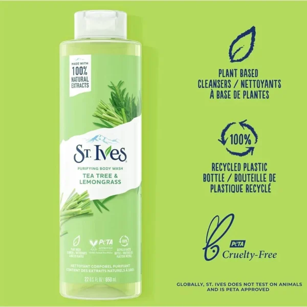 ژل شستشوی بدن سنت ایوز Purifying Body Wash Tea Tree & Lemongra