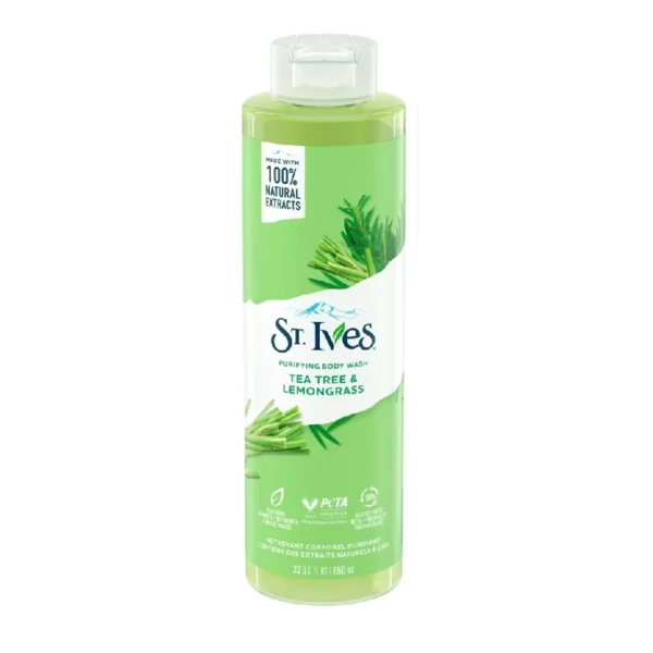 ژل شستشوی بدن سنت ایوز St.Ives Purifying Body Wash Tea Tree & Lemongrass