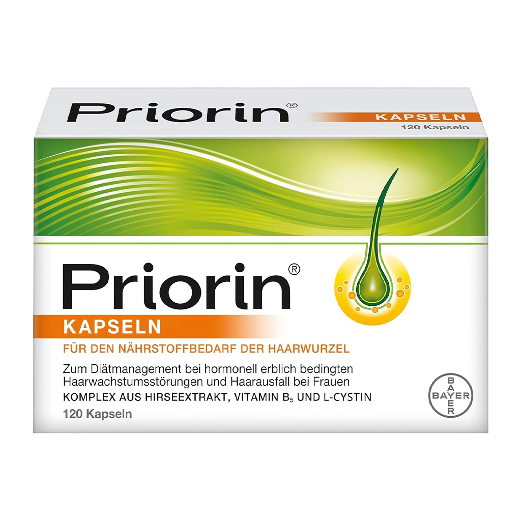 کپسول پریورین Priorin Bayer تقویت رشد مو و جلوگیری از ریزش مو – ۱۲۰ عدد