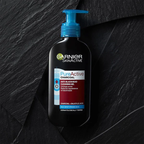 ژل شستشوی زغال گارنیه Pure Active