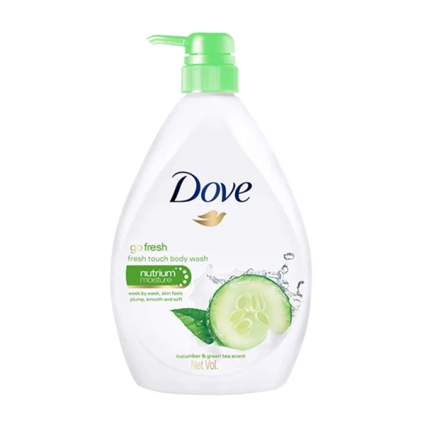 شامپو بدن داو Go Fresh رایحه خیار و چای سبز اصل Dove Go Fresh Touch Body Wash Cucumber