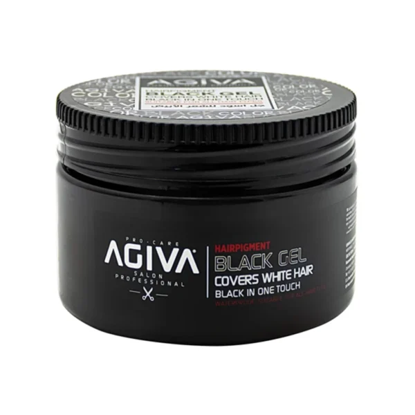 ژل موی رنگی مشکی آگیوا Agiva Hair Pigment Black Gel