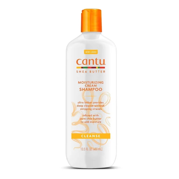 شامپو کرمی مرطوب‌کننده کانتو حاوی شی‌باتر Cantu