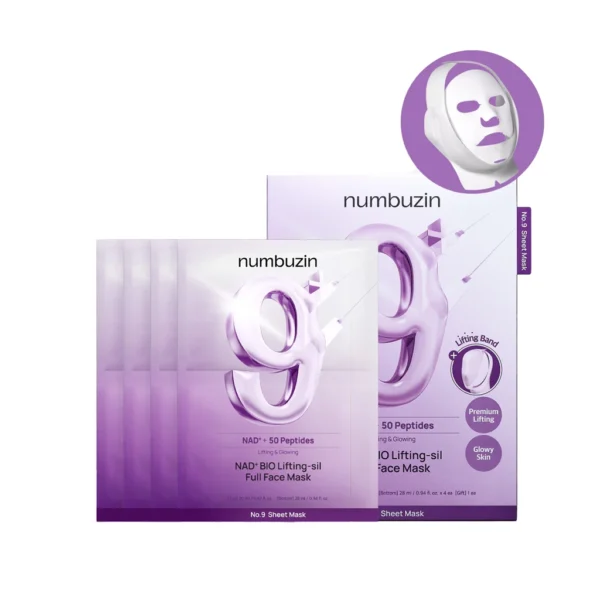 ماسک لیفتینگ فول فیس نامبوزین NAD+ BIO Lifting-Sil Full Face Mask