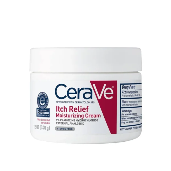 کرم مرطوب‌کننده ضد خارش سراوی CeraVe Itch Relief Moisturizing Cream