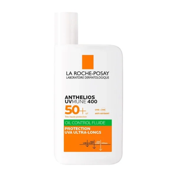 ضد آفتاب پوست چرب بی رنگ لاروش پوزای La Roche-Posay Anthelios UVMune 400 Oil Control