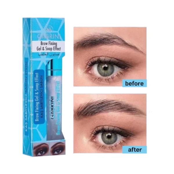 ژل لیفت و حالت دهنده ابرو گابرینی GABRINI Brow Fixing Gel & Soap Effect ترک اصلی