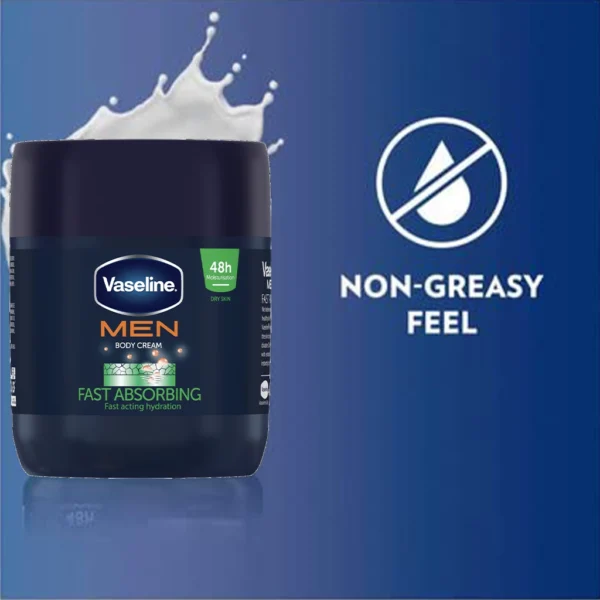 کرم بدن مردانه وازلین Vaseline Men Fast Absorbing 48H اصل
