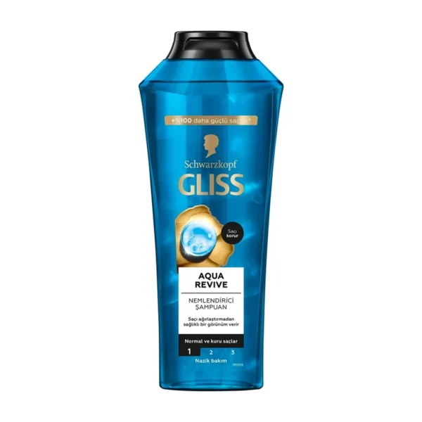 شامپو شوارتسکف گلیس مدل آبرسان و احیا کننده Gliss Aqua Revive