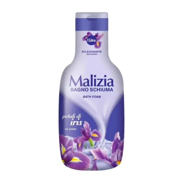 شامپو بدن مالیزیا مدل زنبق Malizia bath foam Iris Petals