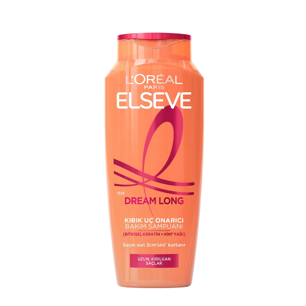 شامپو لورال موهای بلند و شکننده نارنجی مدل Loreal Dream Long