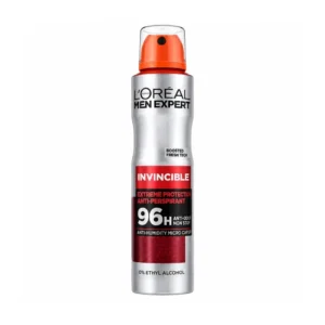 اسپری ضد تعریق 96 ساعته مردانه لورال Men Expert Invisible Extreme Protection 96H
