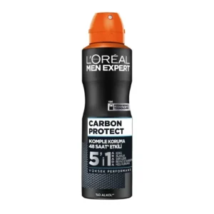 اسپری ضد تعریق لورال مردانه LOREAL Carbon Protect 5in1 اصل