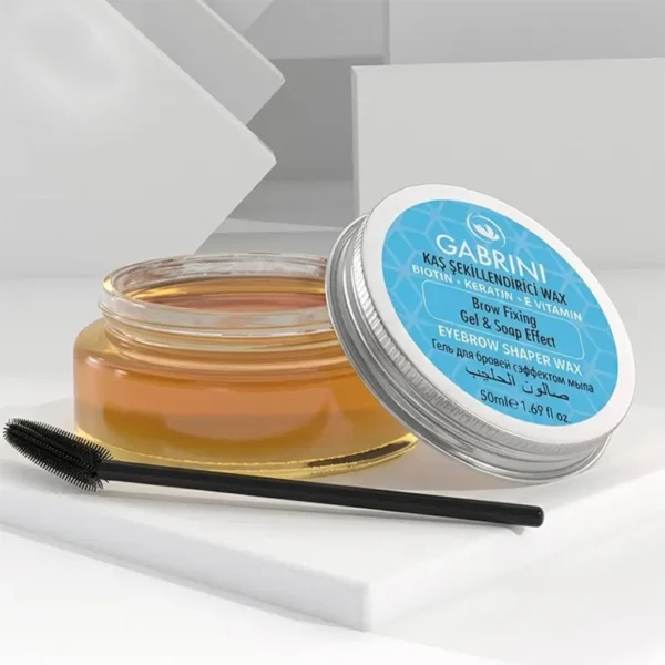 خرید صابون ابرو گابرینی مدل کاسه ای GABRINI Brow Fixing Gel & Soap Effect