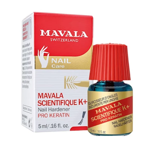 محلول تقویت‌کننده و سفت‌کننده ناخن ماوالا مدل +MAVALA Scientifique K