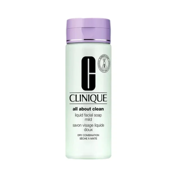 ژل شستشوی صورت کلینیک پوست خشک و مختلط مدل clinique all about clean 200ml Mild