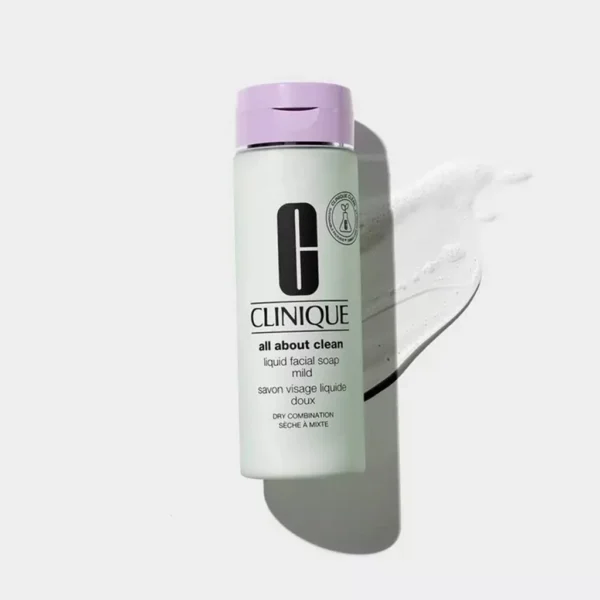 ژل شستشوی صورت کلینیک پوست خشک و مختلط مدل clinique all about clean Mild