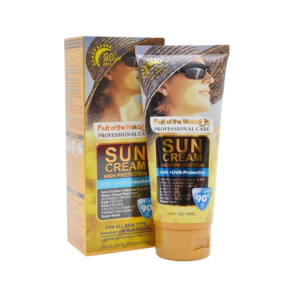 کرم ضد آفتاب وکالی Fruit of the Wokali Sun Cream High Protection SPF 90