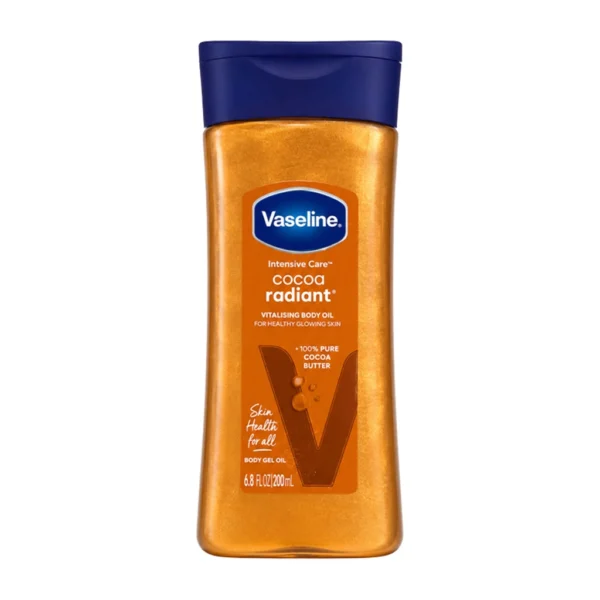 شاین بدن وازلین رایحه کاکائو مدل Vaseline Cocoa Radiant