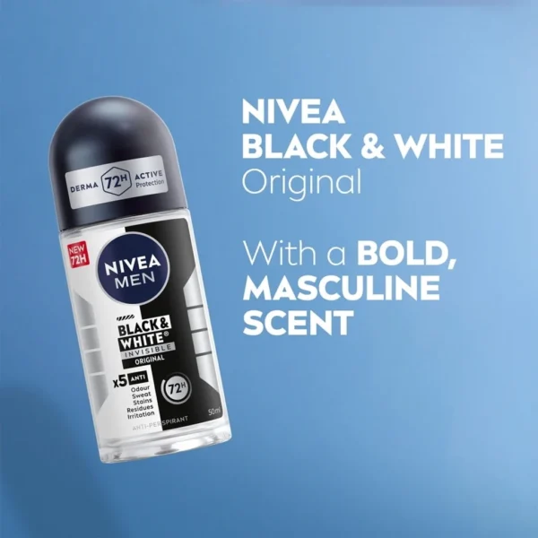 خرید مام ضد تعریق مردانه نیوآ NIVEA Black & White Invisible Original 72H