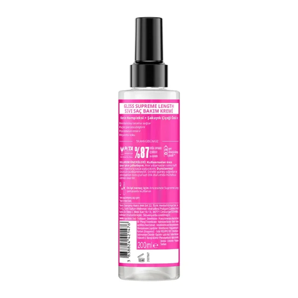 قیمت اسپری دو فاز گلیس موهای بلند مدل GLISS Supreme Length