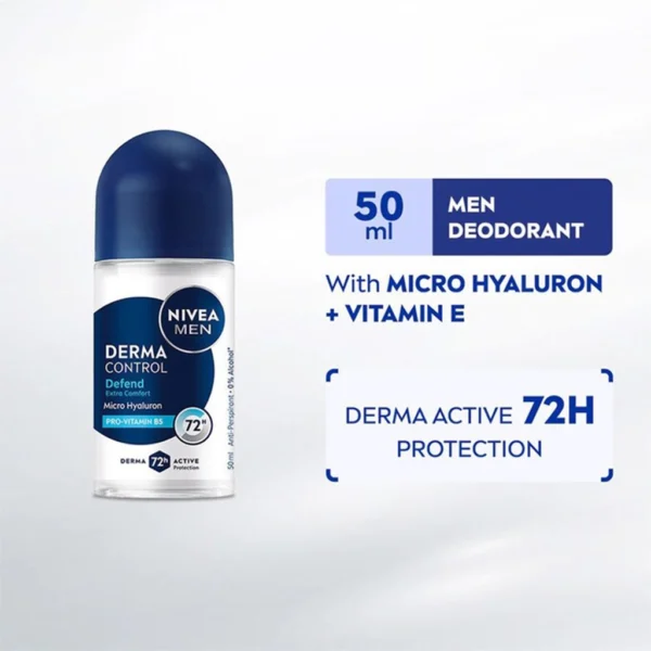 مام رول ضد تعریق مردانه نیوآ درما کنترل NIVEA men Derma Control اصل