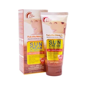 کرم ضد آفتاب وکالی Fruit of the Wokali Sun Cream High Protection spf 70